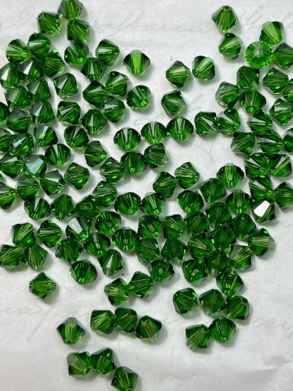 Picture of Swarovski 5328 Xilion Bead 4mm Fern Green x100