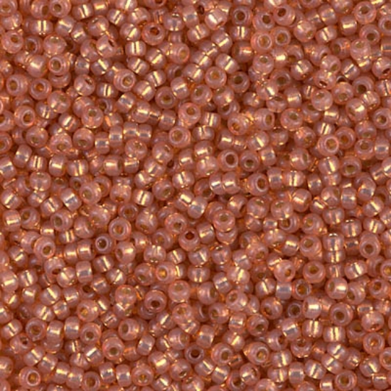 Picture of Miyuki Rocaille 11/0 4233 Duracoat Silver Lined Rose Gold x10g
