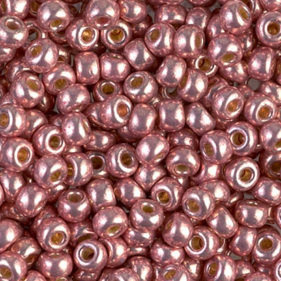 Picture of Miyuki Rocaille 6/0 4209 Duracoat Galvanized Dark Coral x10g 