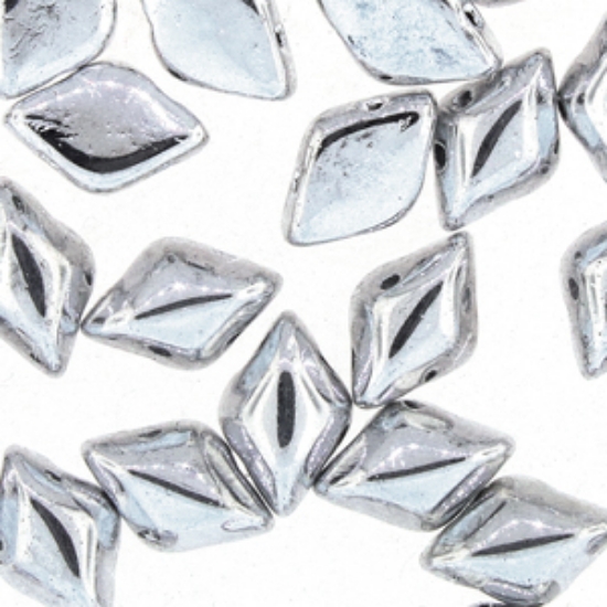 Picture of Mini GemDuo 2-hole 4x6mm Crystal Full Labrador x10g