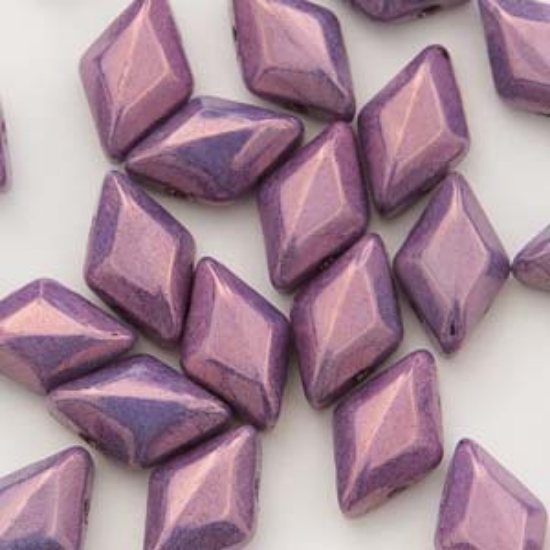 Picture of Mini GemDuo 2-hole 4x6mm Vega On Chalk x10g
