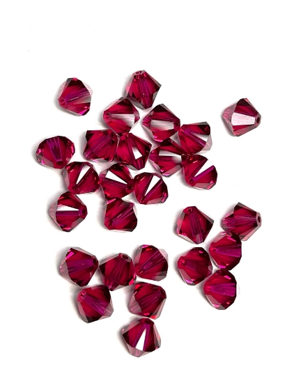 Picture of Swarovski 5328 Xilion Bead 8mm Ruby x6