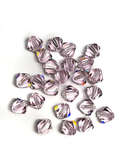 Picture of Swarovski 5301 Xilion Bead 8 mm Rosaline x6