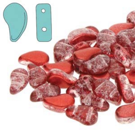 Picture of Paisley Duo 8x5mm Ice Slushy Cherry x10g 