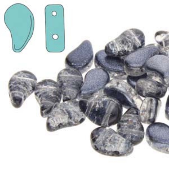 Picture of Paisley Duo 8x5mm Ice Slushy Licorice  x10g 