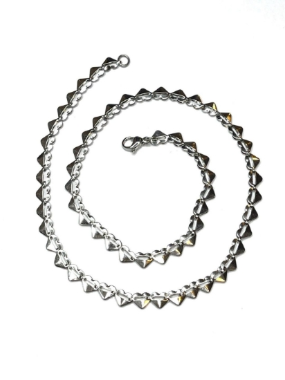 Picture of Stainless Steel Necklace Heart 50cm x1