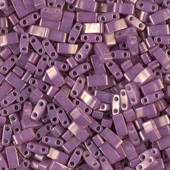 Picture of Miyuki Half Tila 1867 Opaque Dark Orchid Luster x5g