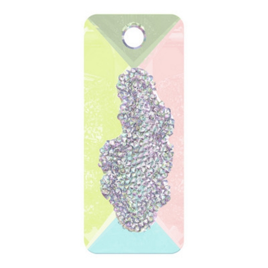 Picture of Swarovski 6925 Growing Crystal Rectangle 36mm Crystal AB x1
