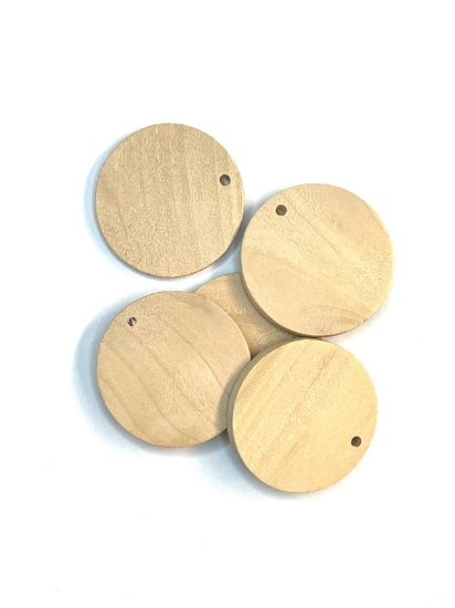 Picture of Wood Pendant 35mm x10