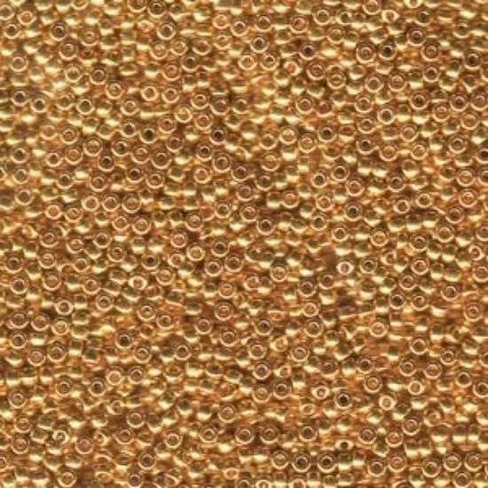 Picture of Miyuki Rocaille 8/0 191 24kt Gold Plated x5g