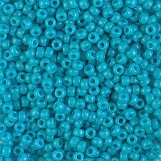 Picture of Miyuki Rocaille 8/0 4480 Duracoat Opaque Underwater Blue x10g