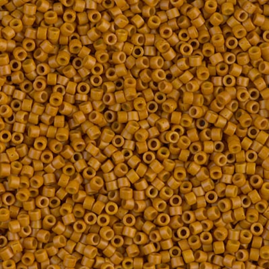 Picture of Miyuki Delica 11/0 DB653 Dyed Opaque Pumpkin x10g