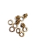 Picture of Stainless Steel Grommet 9mm round 5mm Hole Light Rose Gold Tone x1