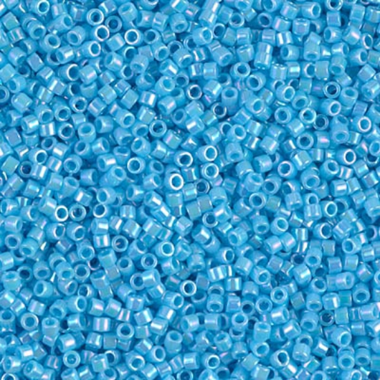 Picture of Miyuki Delica 11/0 DB164 Opaque Turquoise Blue AB x10g