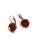 Picture of Ear wire Leverback setting 12mm round Rose Gold x10