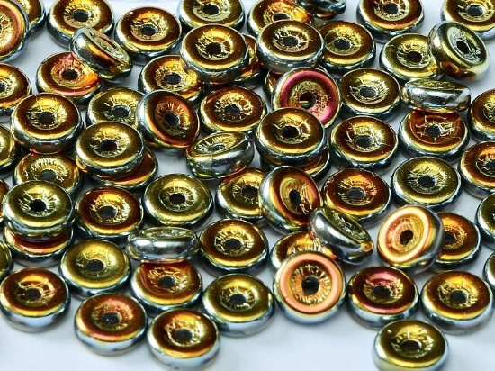 Picture of Wheel Beads 6mm Chalk White Marea Full x10g 