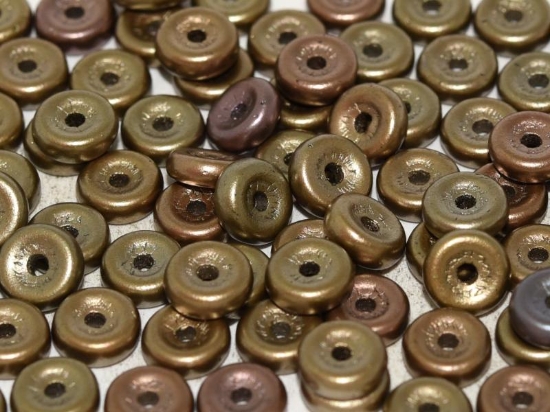 Picture of Wheel Beads 6mm Zinc Iris x10g