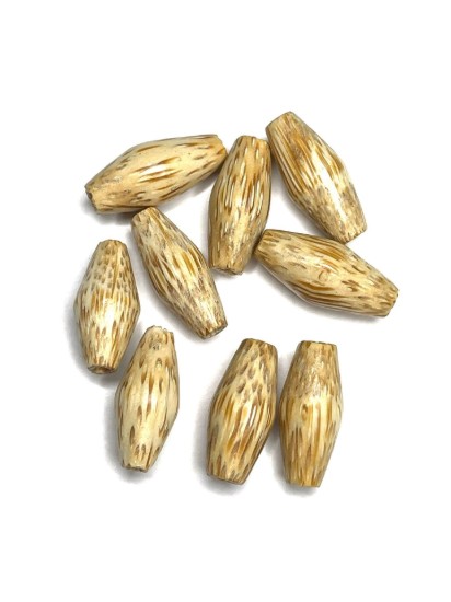 Изображение Palm Wood Bead 18x8mm x10