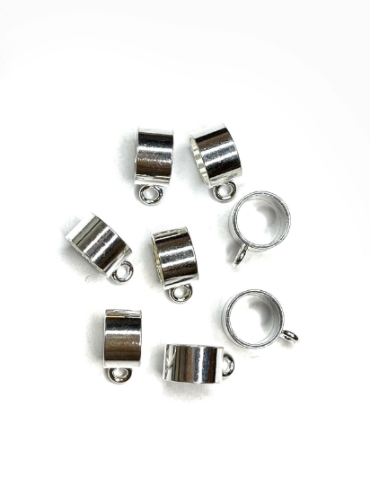 Picture of Pendant Slide Ø9.5mm Silver Plate x6