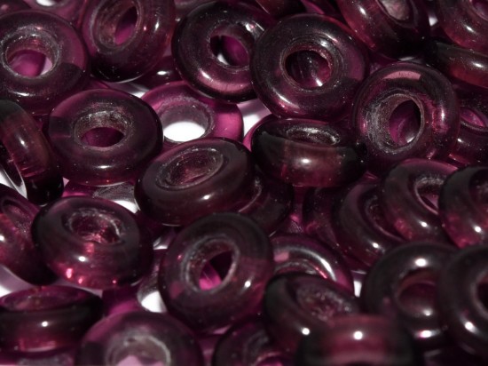 Picture of Glass Rings 10mm Amethyst x20