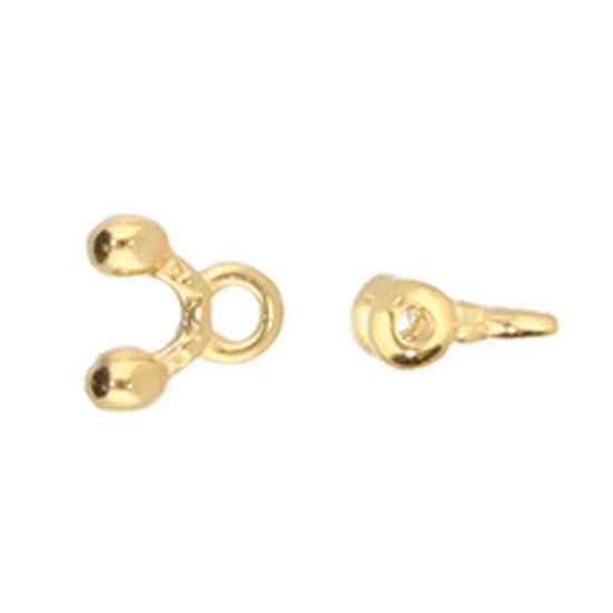 Picture of Cymbal - Alona 8/0 Bead Ending 24kt Gold Plate x2
