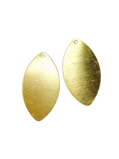 Picture of Pendant Marquise 37x20mm Gold Tone x5