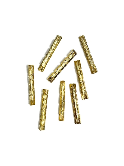 Picture of Connector 20mm Textured Gold Tone x10