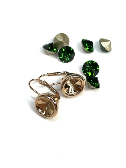 Picture of Earwire SS39 Rose Gold Plate x2 