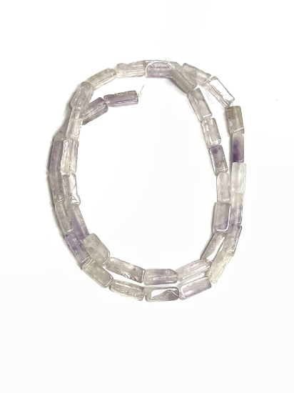 Picture of Amethyst 12x4mm square tube x38cm
