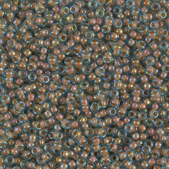 Picture of Miyuki Rocaille 11/0 351 Cream Lined Aqua x10g