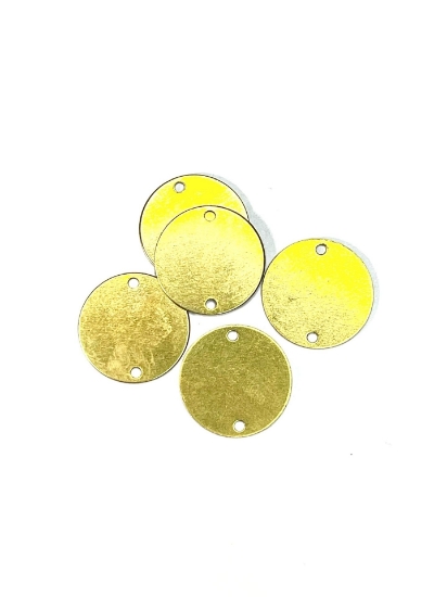 Picture of Connector Oval 16mm Gold Tone x2
