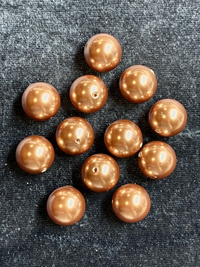 Picture of Swarovski 5811 Pearls 14mm Rose Gold Pearl x1