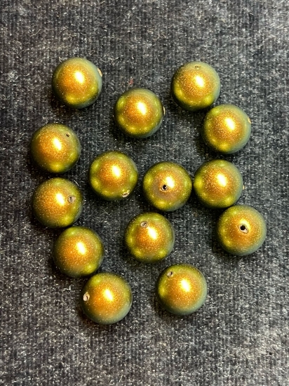 Picture of Swarovski 5810 Pearls 10mm Iridescent Green Pearl x5