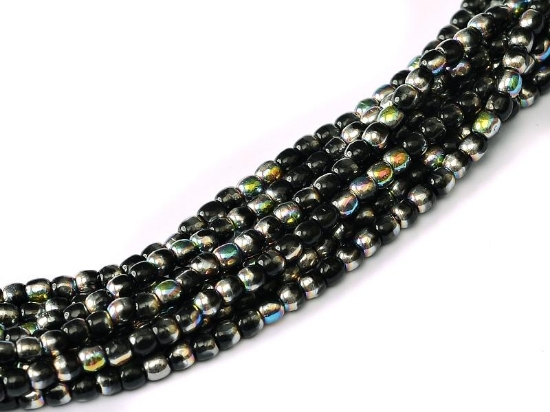 Picture of Round beads 2mm Jet Vitrail x150