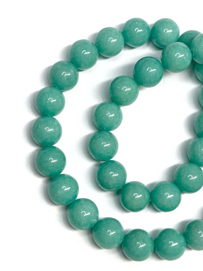 Picture of Mountain "Jade" 10mm round Green Turquoise x10