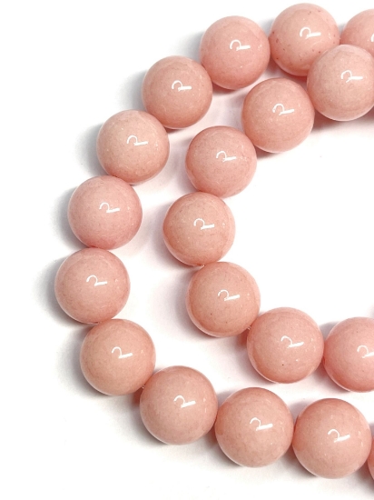 Picture of Mountain "jade" Round 12mm Rose x10