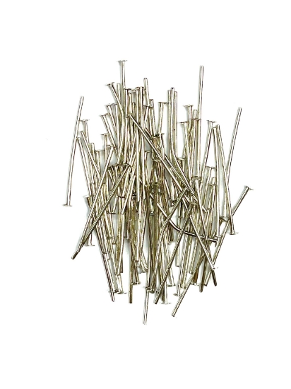 Picture of Head pin 25mm Silver Tone x100
