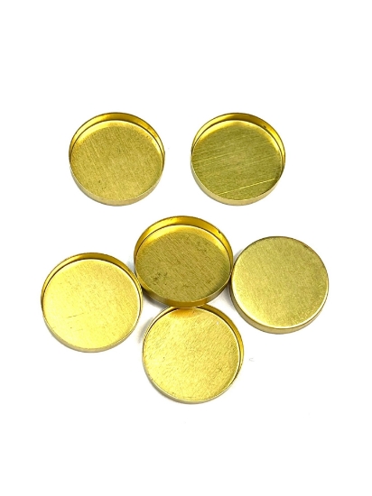 Picture of Bezel Cup 22mm raw Brass x1