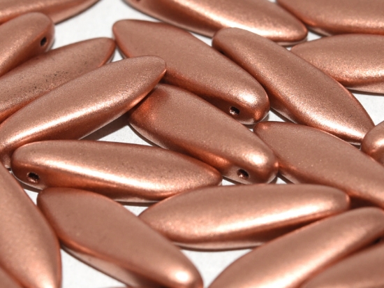 Picture of Glass Daggers 5x16mm Vintage Copper x25