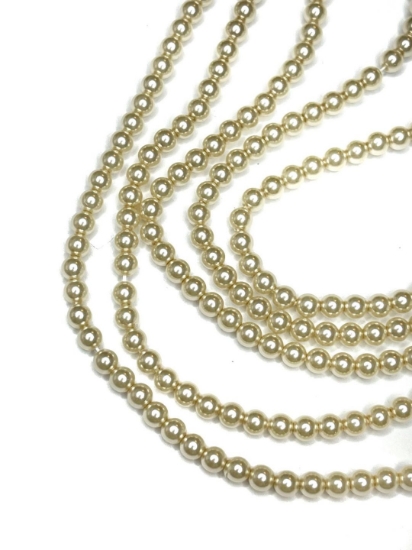 Picture of Preciosa Nacre Round Maxima 6mm Creamrose x50