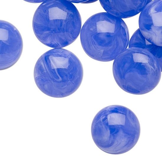 Picture of Cabochon Acrylic 15mm Marbled Light Purple x4