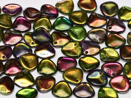 Picture of Rose Petals 8x7mm Magic Orchid x50