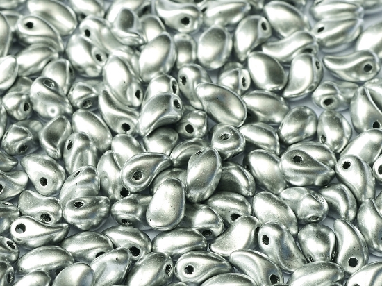 Picture of Tulip Petals 4x6mm Aluminium Silver x100