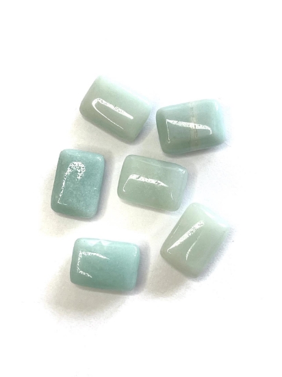 Picture of Amazonite Bead Rectangle 18x13mm x1