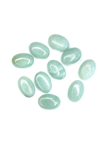 Afbeeldingen van Amazonite Bead Flat Oval 12x8mm x9