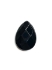 Picture of Black Agate Side-drilled Facet Drop 30x22mm x1