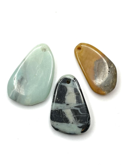 Picture of Amazonite Pendant 27x21mm-48x31mm x1
