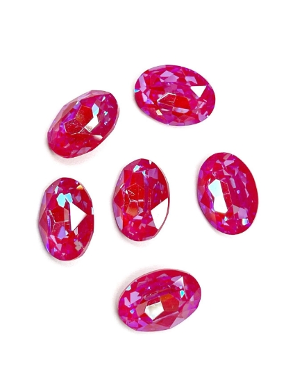Picture of Aurora Crystals 4120 Oval 18x13mm Crystal Lotus Pink Delite x1