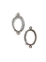 Picture of Setting for 4120 w/ 2 loops 18x13mm Silver Tone  x1