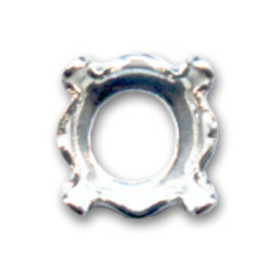 Picture of Cabochon setting 1122 Rivoli round 8mm SS39 Silver Tone x1